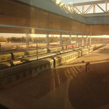 待合室からホームの眺め