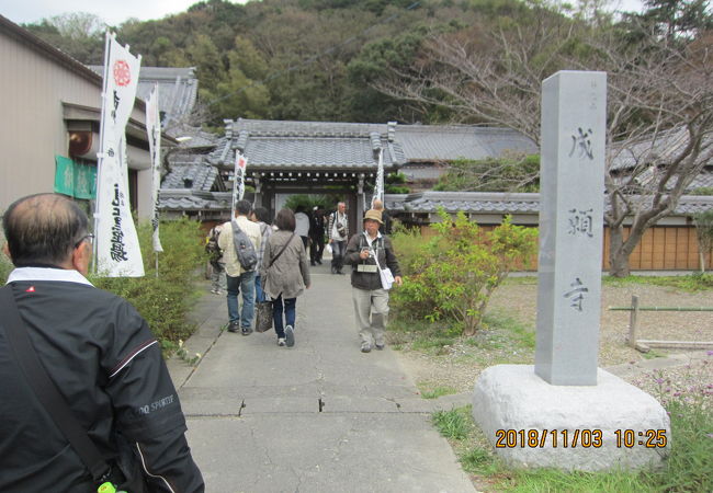 知多四国第３５番札所のお寺です。