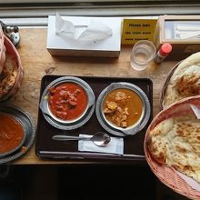 温泉とはミスマッチのカレー