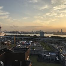 屋上駐車場からの眺め