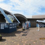 北海道にあるスペースシャトル