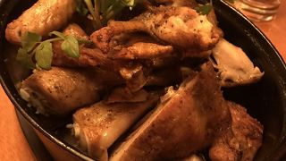 ローストチキンがすばらしい