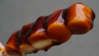 これは文句のつけようがないみたらし団子。いいお味です