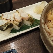 ふぐの押し寿司