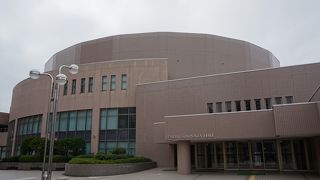 仙台サンプラザホテルと一体になった文化ゾーン