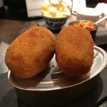 生ハムとクリームコロッケ