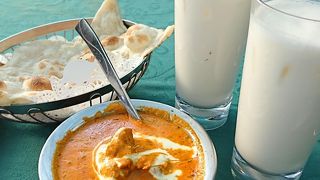 屋上のインドレストラン