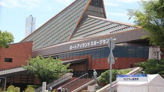 夏はプール、冬はスケート場