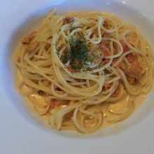 うにのパスタ