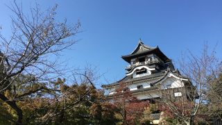 天守閣から木曽川が見える！