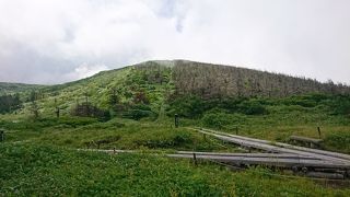 なだらかな山頂