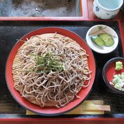 道の駅の中にあるお蕎麦屋