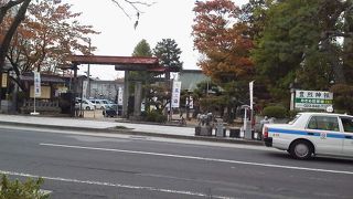 七五三の幟がはためいておりました。