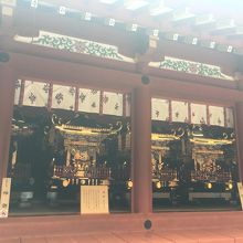 宝物殿の展示物