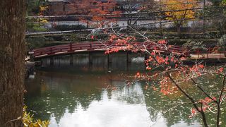 紅葉の時期はきれい
