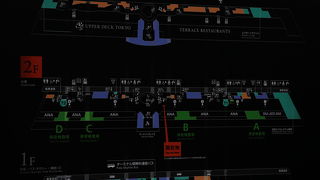 ＡＮＡ以外のチェックインカウンターは端っこ