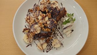 フレンチトーストを食べに