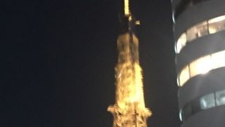 夜間はライトアップ