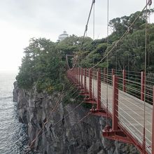 門脇吊橋と灯台