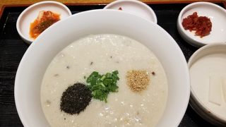 牡蠣とキノコのお粥