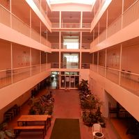 ホテル内の吹き抜け