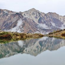 白馬三山がきれいに見えた！
