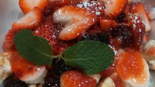 甘過ぎないパンケーキ