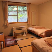 旅館部に泊まりました。