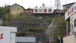 湯気が町中にすごい