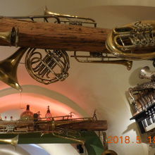 店内のディスプレイ