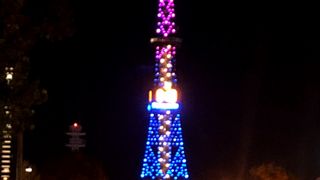 美しいライトアップ