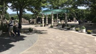 いくつかのエリアに分かれています。