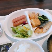 朝食。毎日少し違うメニューでした。