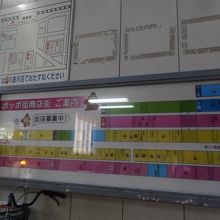 商店街の地図です。