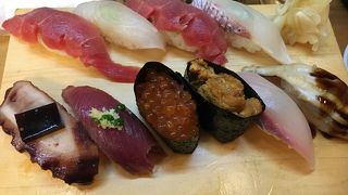 落ち着いて食べられるお寿司屋さん