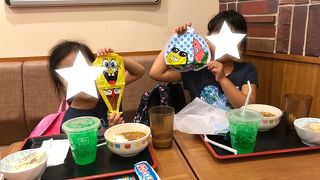 子供もゆったり入れるすき家