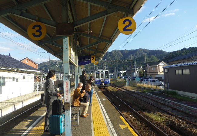 車がなくてもこの駅から永平寺まですぐです