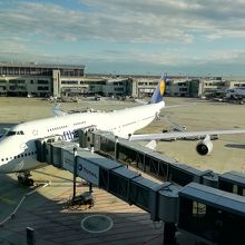 関空＝フランクフルト線のBoeing747-400　 