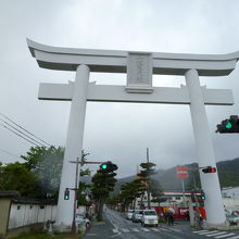 迫力ある大鳥居