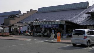 土地の珍しい野菜や加工品が手に入る