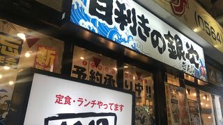 東岡崎駅近くの目利きの銀次