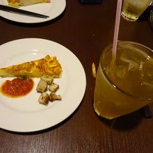 洒落たお通しです