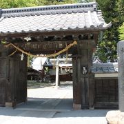 松本城の裏手にある神社