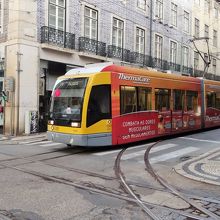 バイシャ地区のトラム