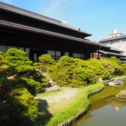 国の名勝に指定されている柳川藩主立花家の日本庭園