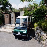 玄関と専用カート置き場