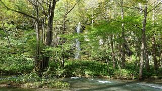 千筋の滝よりは水量がありそう