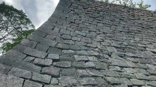 丸亀城の石垣にハートの石♡