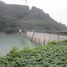 美和ダムによって形成された人造湖です