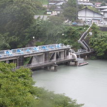 高遠ダムによって形成された人造湖
